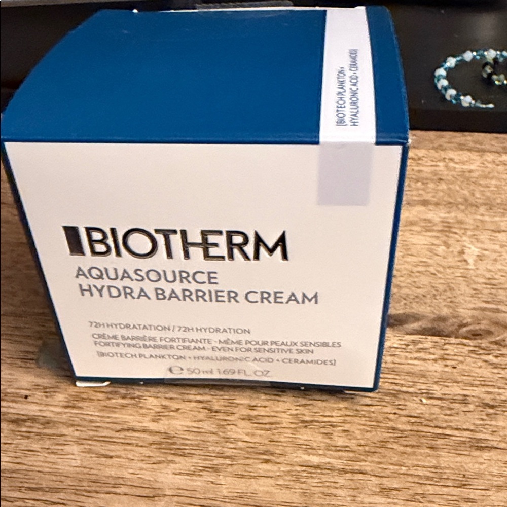 SOLD. Biotherm - Aquasource Hydra Barrier Cream - Blue